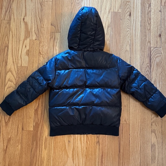 Appaman sz 5 Black Hooded Down Puffer Jacket for Kids great pre owned condition - Picture 5 of 10